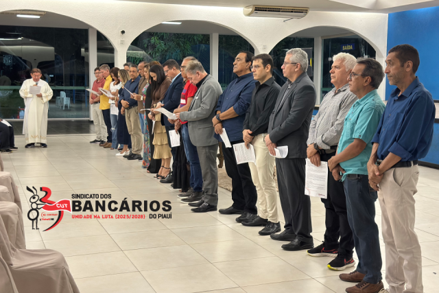 Festa de Posse da nova Diretoria do SEEBF/PI (Gestão Unidade na Luta) é bastante prestigiada