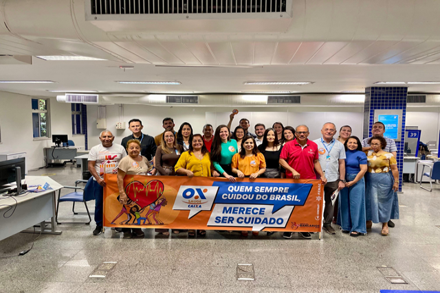 Em reunião na agência Caixa Conselheiro Saraiva, SEEBF/PI debate defesa do Saúde Caixa